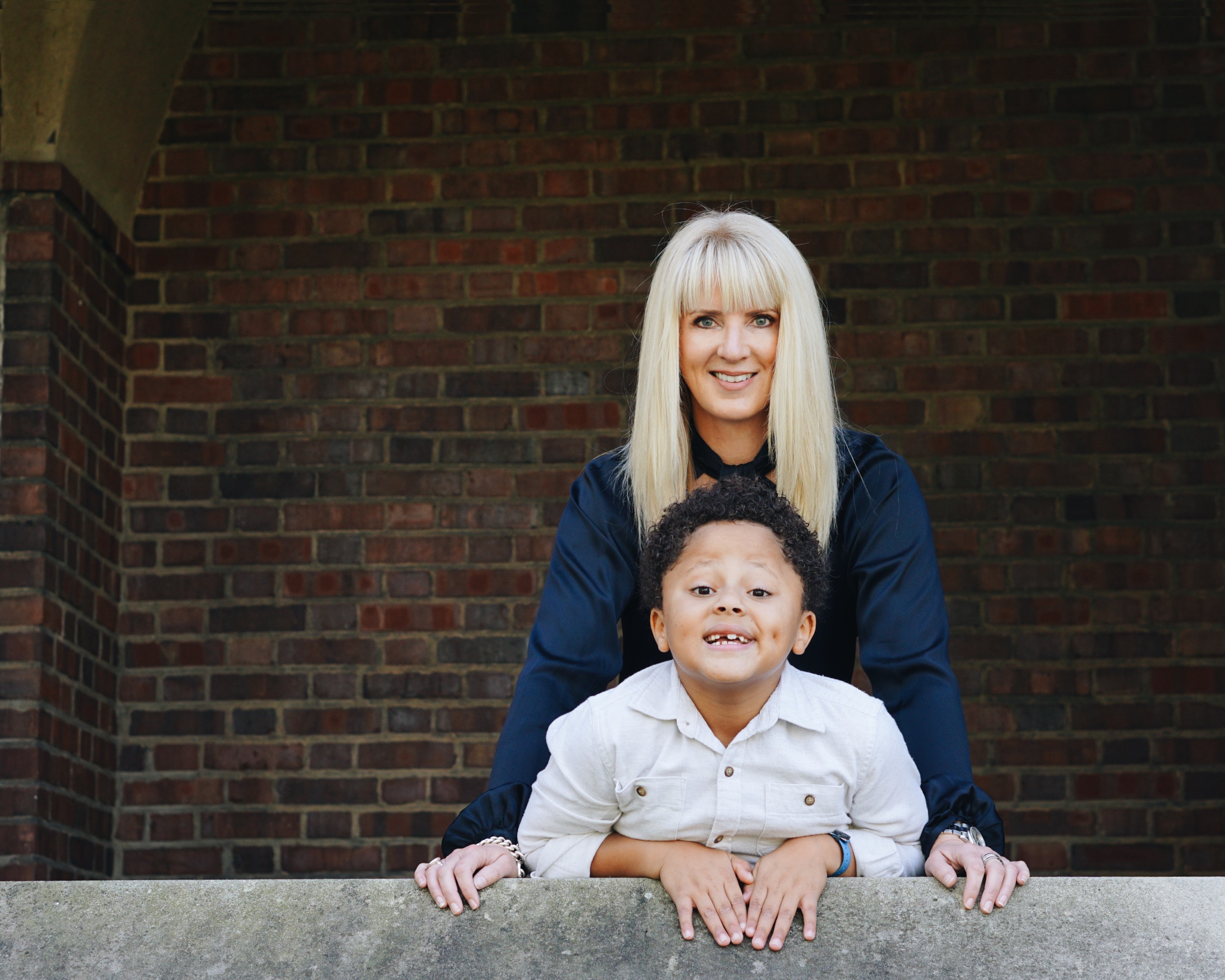Photo of mother and son